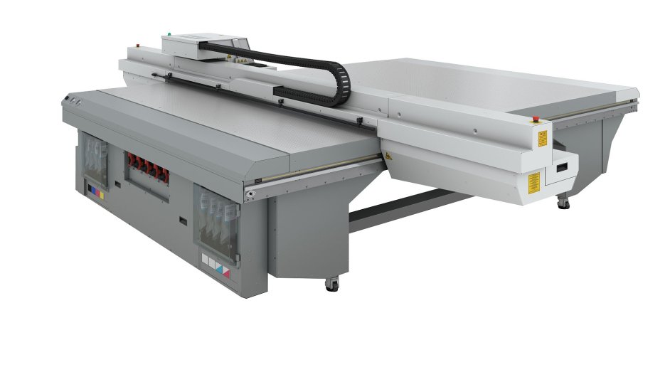 Canonin viidennen sukupolven Océ Arizona 1260 XT UV -tasotulostin.