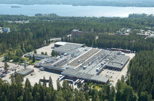 Raflatacin Tampereen tehdas. Kuva: UPM.