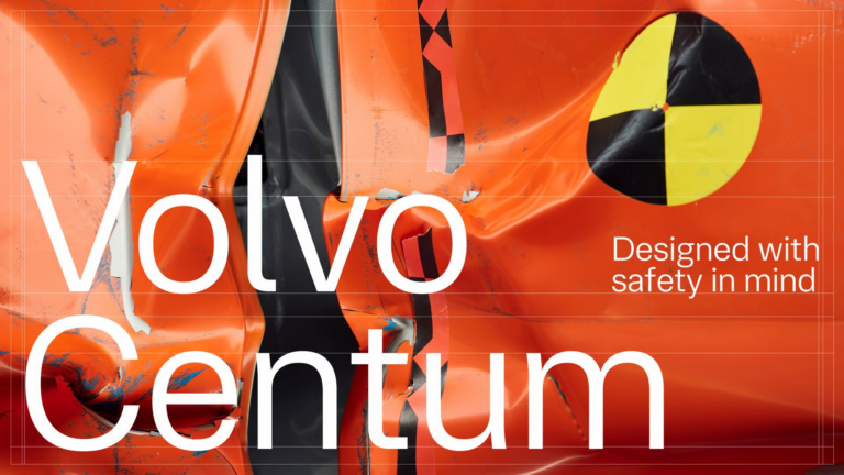 Volvo Centum – typografia joka toimii 100 km/h:ssa