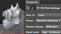 Adoben Photoshop tukee 3D-tulostamista