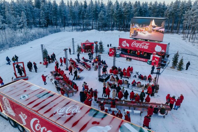 Rovaniemi on Coca-Colan joulukampanjan näyttämö