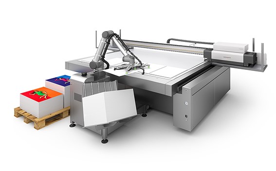 Automaattista tulostusta robotin avulla