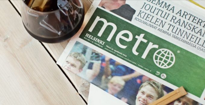 Metro-lehti jaetaan myös kotitalouksiin
