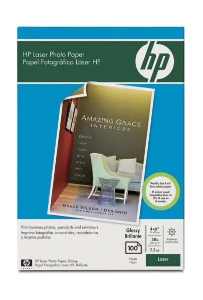 HP:lta 10x15-valokuvapaperi lasertulostukseen
