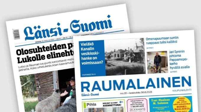 Sanoma ostaa Länsi-Suomi ja Raumalainen-lehdet